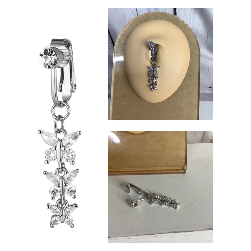 Clip-On Belly Button Ring